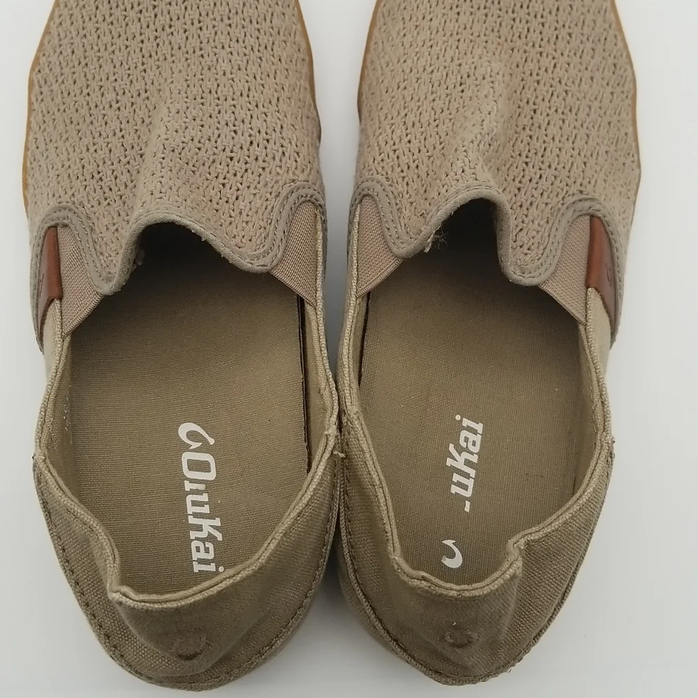 Olukai Makani Woven Slip-On Shoes, Men's 7 EUR 40